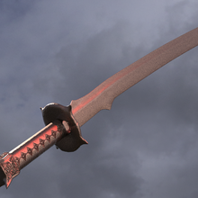 samurai fantasía espada 3d print model - Mito3D