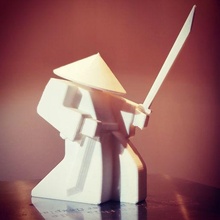 samurai figure 3d print model - Mito3D