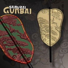 samurai gunbai war fans 1 3d print model - Mito3D