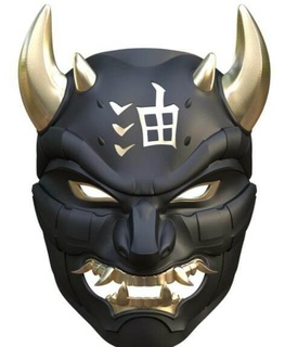 samurai máscara Japón 3d print model - Mito3D