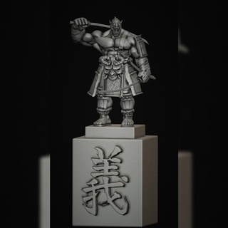 samurai orc warcraft rpg japan justice 3d print model - Mito3D