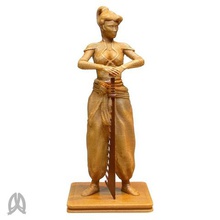 samurai femme art sculpture 3d print model - Mito3D