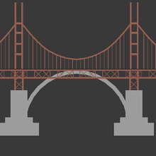 san francisco ponte 3d Unidos arquitetura Padma notícia vídeo progresso hipixel recentes 3d print model - Mito3D