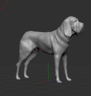san Humberto cão pitbull animal troféu cachorros santo 3d print model - Mito3D