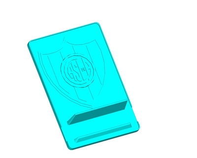 san Lorenzo almagro escudo célula phone suporte porta celular 3d print model - Mito3D