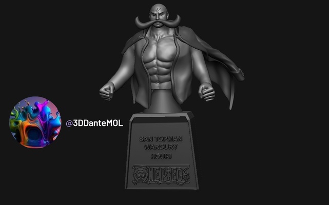 san üst düzey adam warcury houki sanat savaşçı nusjuro gorosei figarland bacaklar soylular dünya saturno a pieza luffy sanji yaşlılar los 5 parça yat limanı 3d print model - Mito3D