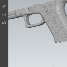 sanchez glock 19 attrezzo pistola Rick morty 3d print model - Mito3D
