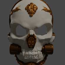 sancta mortis skull mask cosplay 3d print model - Mito3D