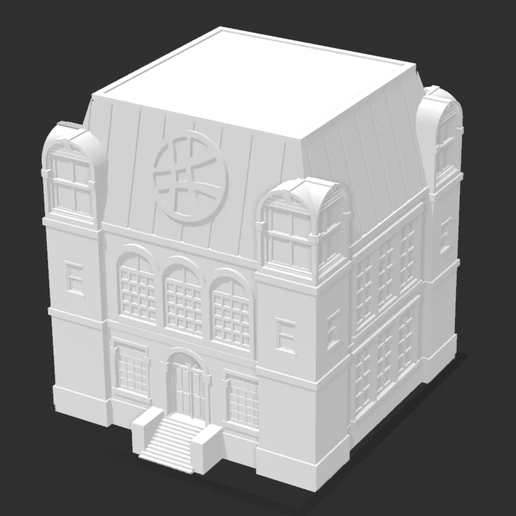 santuario Santos dr extraño arquitectura médico maravilla edificio 3D print model - Mito3D