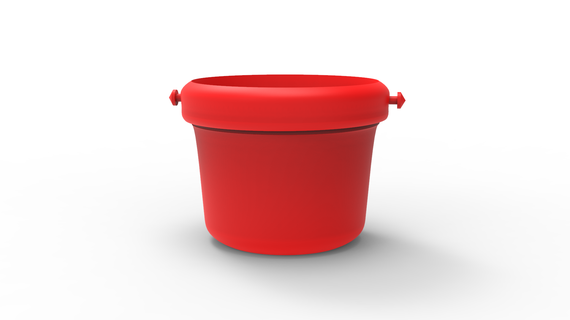 sand bucket 3d print model - Mito3D