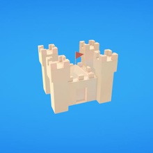 castillo de arena la arquitectura playa océano 3d print model - Mito3D