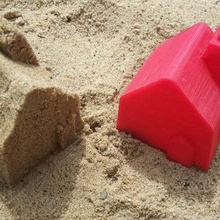 sand mold house game toy 3d print model - Mito3D