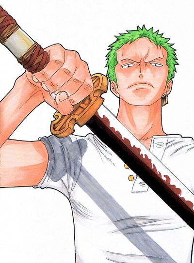 sandai kitetsu zoro épée anime manga mihawk dracule katana roronoa ville logue 3d print model - Mito3D