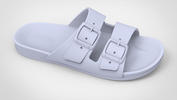 sandal sand lia fivela buckle 3d print model - Mito3D