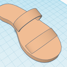 sandália simples 1 moda sandálias 3d print model - Mito3D