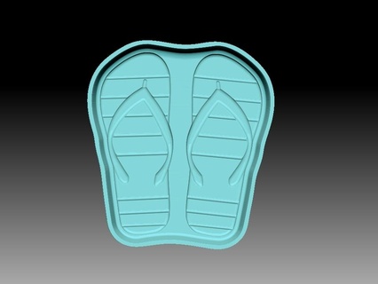 sandals 2 bath bomb mold bathbombs bathbomb shampoo solid soap press mould shoes beach spring 3d print model - Mito3D