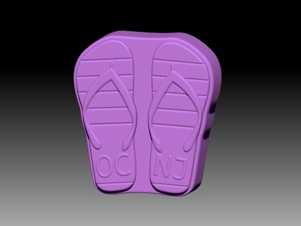 sandals solid shampoo mold soap pump bathbombs bathbomb bath press mould shoes beach spring 3d print model - Mito3D