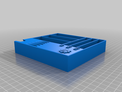 sanding file set storage box  3d print model - Mito3D