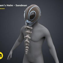 homem areia leme sandman morfeu senhor Sonhe pesadelo netflix capacete cosplay stl 3d print model - Mito3D