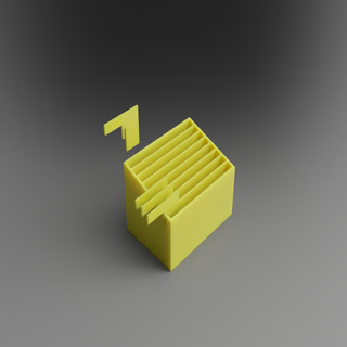 sandpaper organizer box storage organization 3d print model - Mito3D