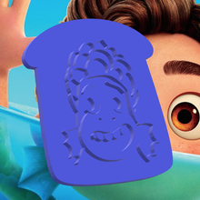 sanduíche marcador alberto luca Disney cortador biscoito pixar 3d print model - Mito3D