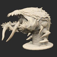 sandworm emergentes art criaturas el gusano serious sam grave arena bfe 3d print model - Mito3D