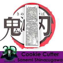 sanemi shinazugawa cookie cutter kimetsu yaiba 3d print model - Mito3D