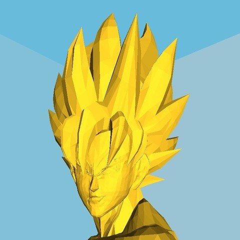 sangoku known bust series art his goku san goku dragon ball dragonball crystal shenron hero cartoon manga chest its goku dragonball dragon drawing livens up su goku dragontino ball bola dibujo anima conocido 3D print model - Mito3D