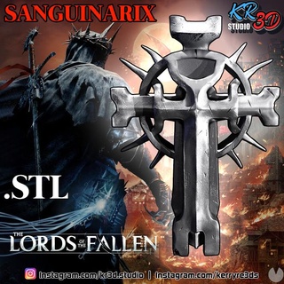 sanguinarix - lords fallen 2023 lordsofthefallen soulslike eldenring darksouls videogames pc playstation xbox ps5 darkfantasy 3d print model - Mito3D