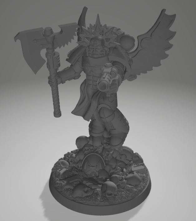 sanguine capitaine anges of sang 3D print model - Mito3D