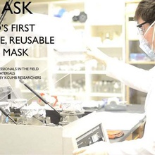 sani-maschera primo al mondo completamente sterilizzabile stampati in 3d maschera vari biologia covid-19 3d print model - Mito3D