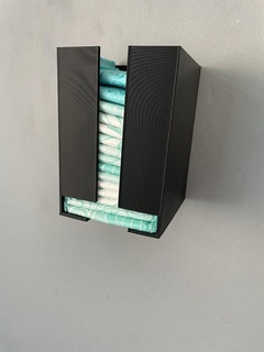 sanitary towel dispenser dispenser holder sanitary bathroom  3d print model - Mito3D