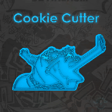 sanji & jinbei cookie cutter piece  piece sanji jinbei wano cookie cutter anime cookie cutter cookie cookie 3d print model - Mito3D