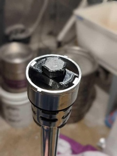 trenó barril lança limpador Ferramentas Cerveja fermentação limpeza cerveja caseira faça criador 3d print model - Mito3D