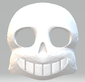 sans - undertale mask halloween sans undertale mask  3d print model - Mito3D