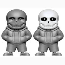 sans undertale a arte figura ossos crânio esqueleto esculturas o personagem 3d print model - Mito3D