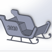 santa coche gadget año nuevo 2020 de navidad regalo 3d print model - Mito3D