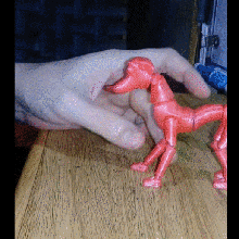 santa ayudante perro animal juguete 3d print model - Mito3D