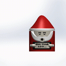 santa's nice naughty list 3d print model - Mito3D