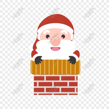 santa chimney cookie cutter christmas 3d print model - Mito3D