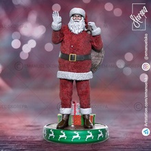 Père Noël claus art bouillie noel Navidad miniatures collectionner décoration diorama stl 3dprint heureux an sculpture 3d modèle ornement cadeaux 3d print model - Mito3D
