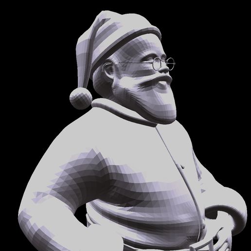 santa claus 3D print model - Mito3D