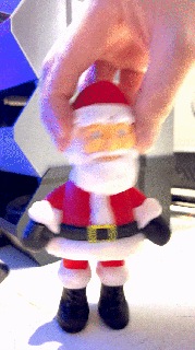 Père Noël claus art dadtaxes saints flexi 3d print model - Mito3D
