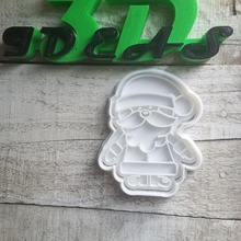 santa claus home biscuits 3d print model - Mito3D