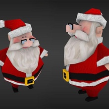 Noel Baba oyun blender santa oyunlar 3d print model - Mito3D