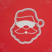 santa claus cutter cookie cutting cookies christmas reindeer merry parties ginger bells 3d print model - Mito3D