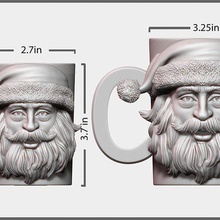 Santa claus Gesicht 3d print model - Mito3D