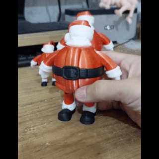 papai noel claus neve globo gadget natal Natal presente decoração véspera esfera santo feriados flexi 3d print model - Mito3D