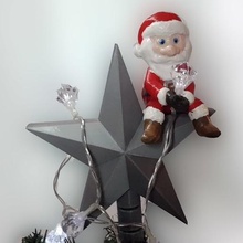 santa claus stella padre Natale albero 3d print model - Mito3D