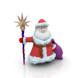 Papa Noel cláusula juego claus Navidad alegre 3d print model - Mito3D